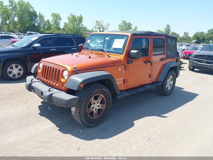 Vin: 1j4ba3h1xbl510646, lot: 46260575, jeep wrangler unlimited sport 20112