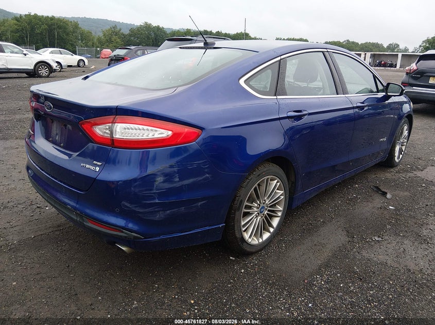 Vin: 3fa6p0lu5dr246350, lot: 46260576, ford fusion hybrid se 20134
