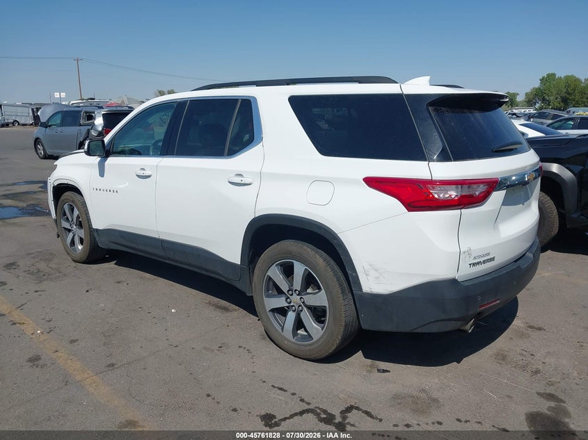 Vin: 1gnerhkw4kj202601, lot: 46260577, chevrolet traverse 3lt 20193