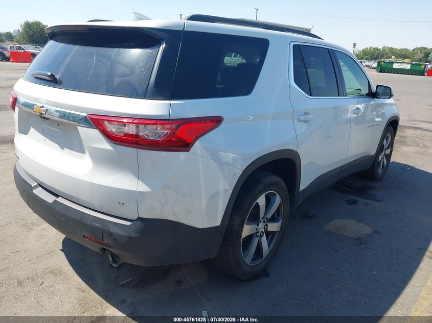 Vin: 1gnerhkw4kj202601, lot: 46260577, chevrolet traverse 3lt 20194