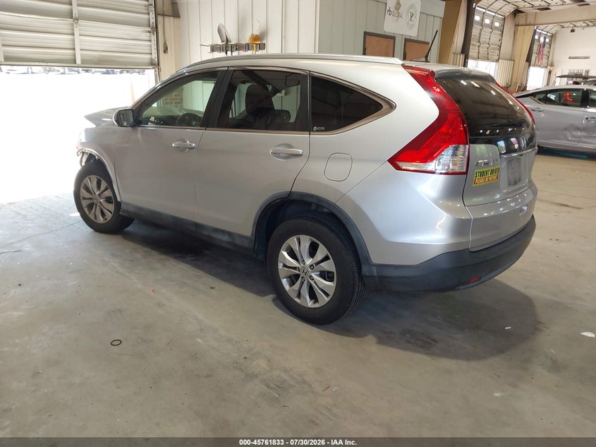 Vin: jhlrm4h70cc018296, lot: 46260582, honda cr-v ex-l 20123