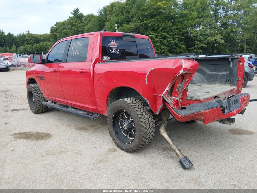 Vin: 1c6rr7mt0hs666017, lot: 46260596, ram 1500 night  4x4 5'7 box 20173