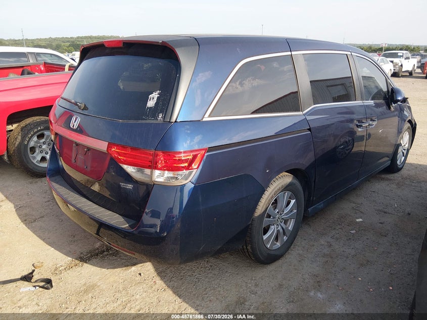 Vin: 5fnrl5h48gb075348, lot: 46260615, honda odyssey ex 20164