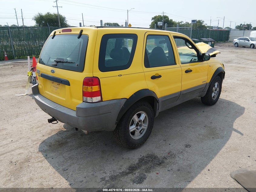 2001 FORD ESCAPE SPORT UTILITY VEHICLE 3.0L V-6 DOHC, 201HP