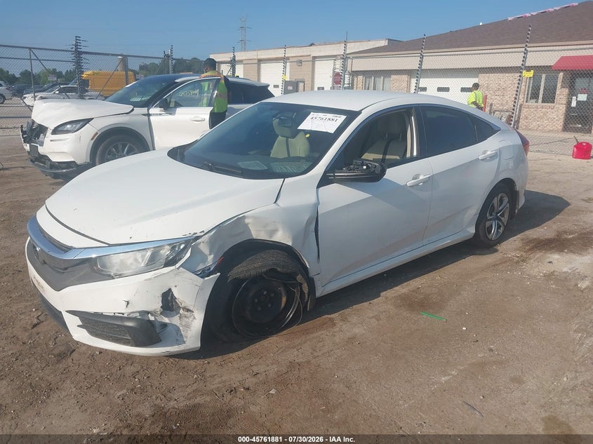 Vin: 2hgfc2f51jh548880, lot: 46260630, honda civic lx 20182