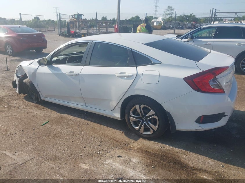 Vin: 2hgfc2f51jh548880, lot: 46260630, honda civic lx 20183