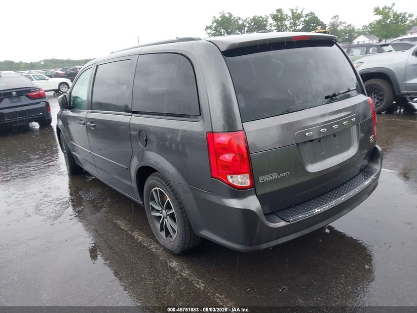 Vin: 2c4rdgeg9hr596687, lot: 46260633, dodge grand caravan gt 20173