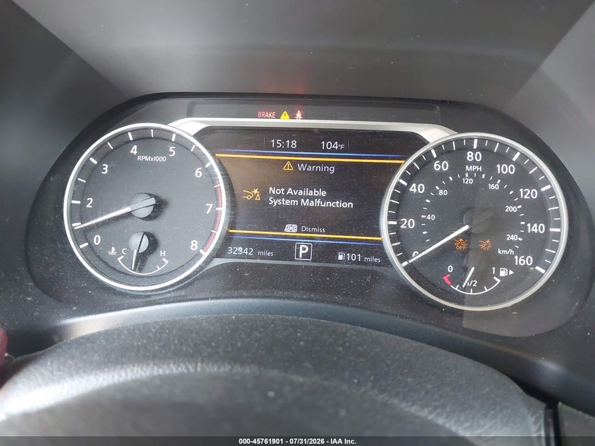 2025 NISSAN SENTRA auction photo 7