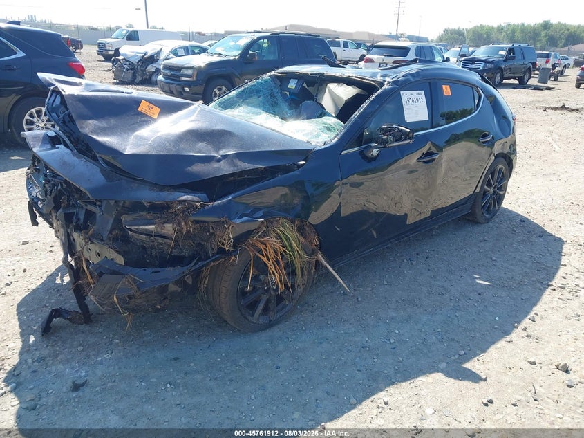 Vin: jm1bpbjy2m1339945, lot: 46260661, mazda mazda3 2.5 turbo 20212