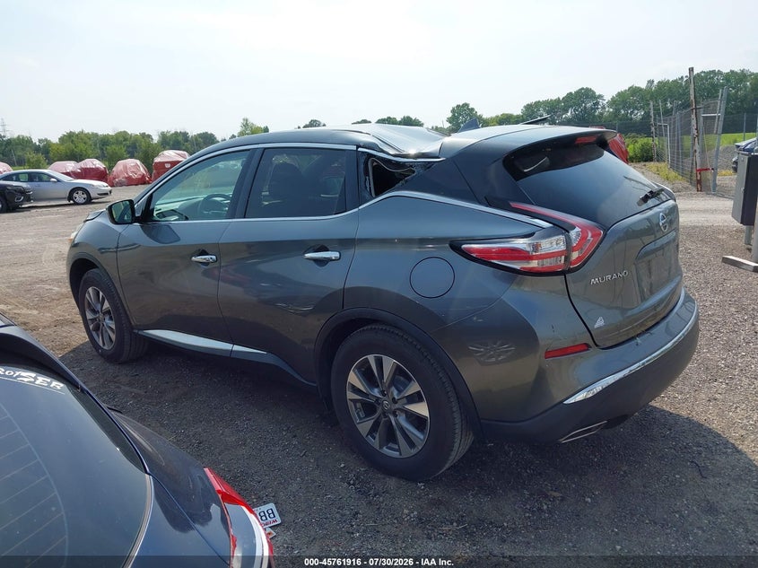 Vin: 5n1az2mh2gn141523, lot: 46260666, nissan murano platinum/s/sl/sv 20163