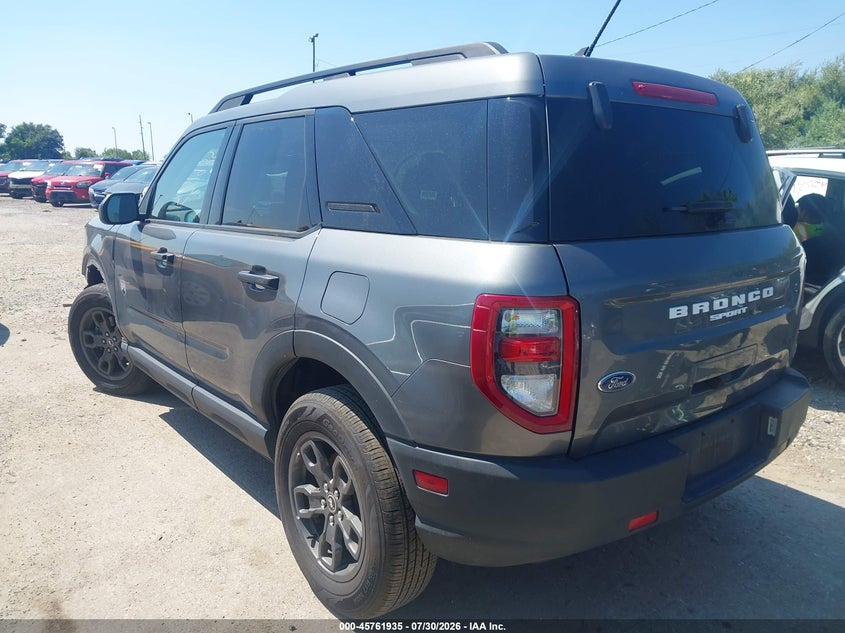 Vin: 3fmcr9b66rre38393, lot: 46260684, ford bronco sport big bend 20243