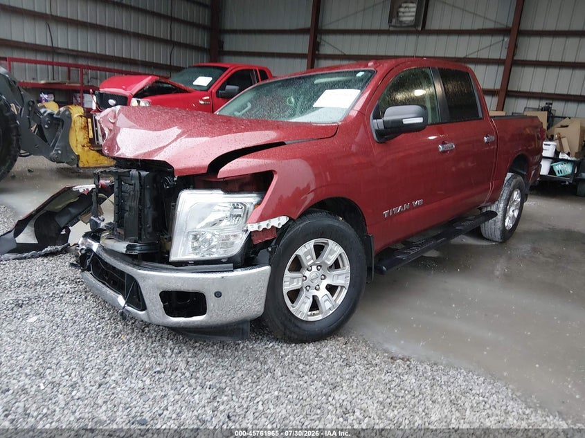 Vin: 1n6aa1e69jn548164, lot: 46260714, nissan titan sv 20182