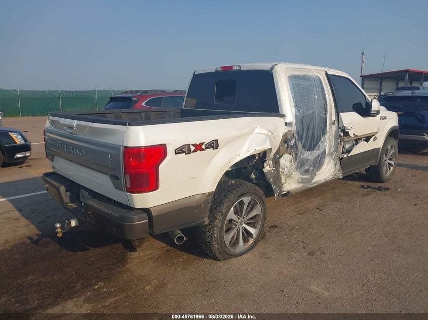 Vin: 1ftew1e51kfa61615, lot: 46260715, ford f-150 king ranch 20194