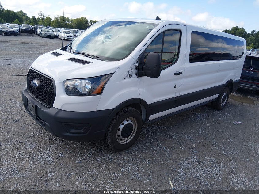 2021 FORD TRANSIT-350 PASSENGER VAN auction photo 2