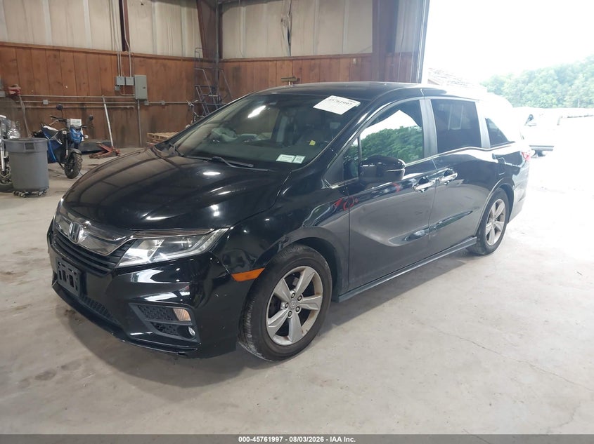 Vin: 5fnrl6h76kb072778, lot: 46260746, honda odyssey ex-l 20192