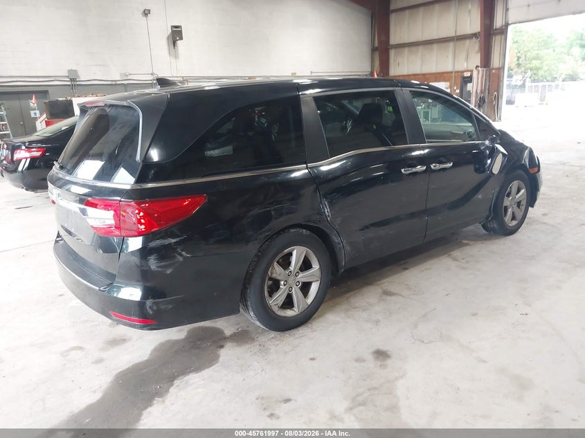 Vin: 5fnrl6h76kb072778, lot: 46260746, honda odyssey ex-l 20194