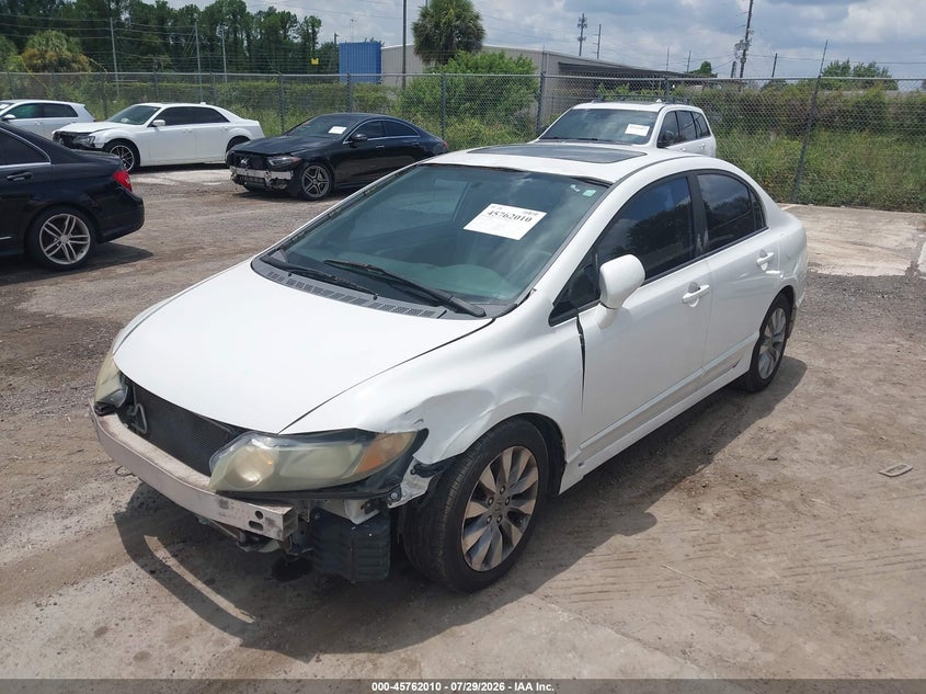 Vin: 2hgfa1f94ah504245, lot: 46260759, honda civic ex-l 20102
