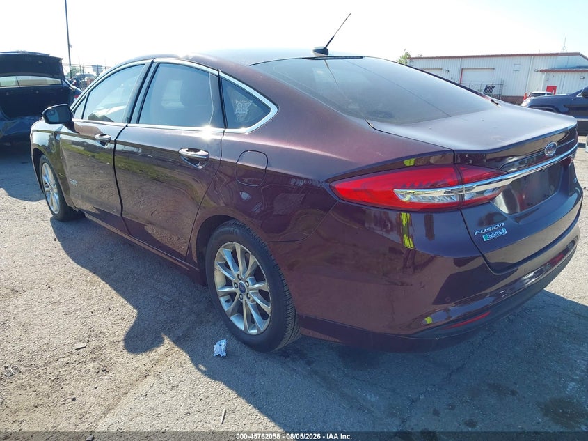 Vin: 3fa6p0pu6hr122006, lot: 46260807, ford fusion energi se luxury 20173