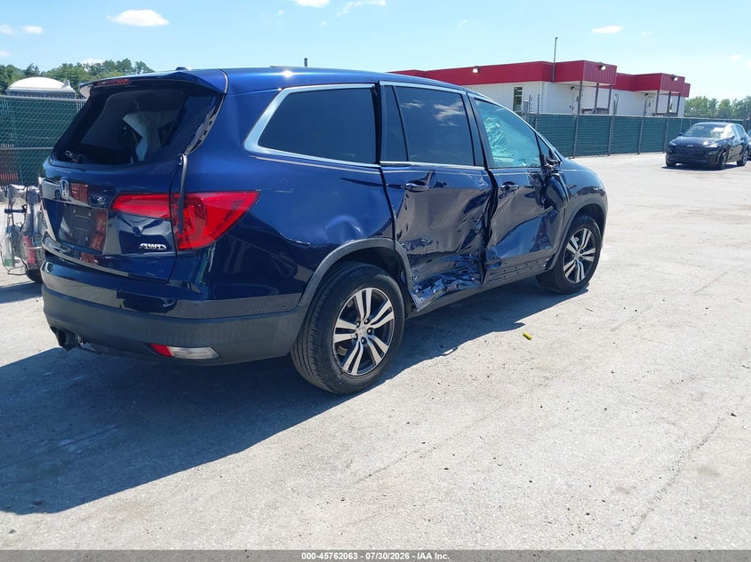 Vin: 5fnyf6h55jb040386, lot: 46260812, honda pilot ex-l 20184