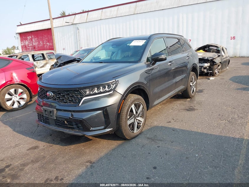 Vin: 5xyrhdlf7mg012203, lot: 46260820, kia sorento ex 20212