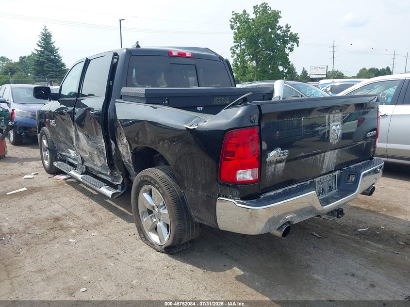 Vin: 1c6rr7lt5hs712586, lot: 46260833, ram 1500 big horn  4x4 5'7 box 20173