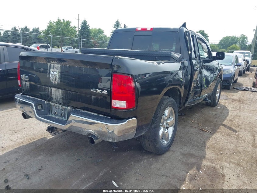 Vin: 1c6rr7lt5hs712586, lot: 46260833, ram 1500 big horn  4x4 5'7 box 20174