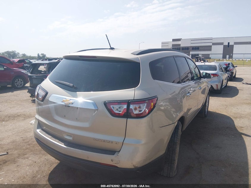 Vin: 1gnkrgkd7fj386675, lot: 46260841, chevrolet traverse lt 20154