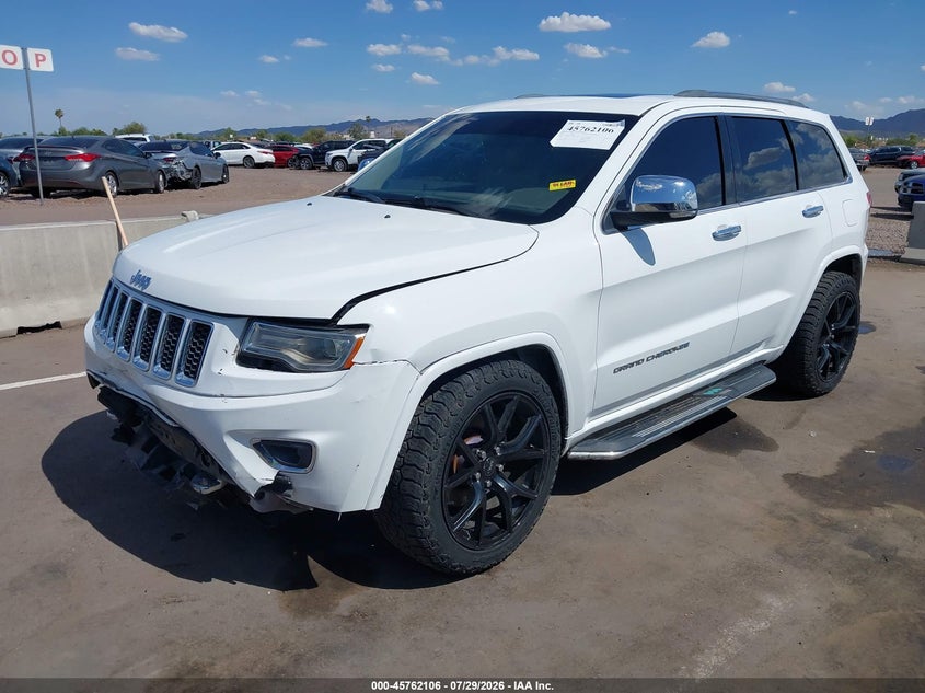 2015 Jeep Grand Cherokee, Удар спереду, IAAI, VIN 1C4RJFCT0FC764841 — фото 2
