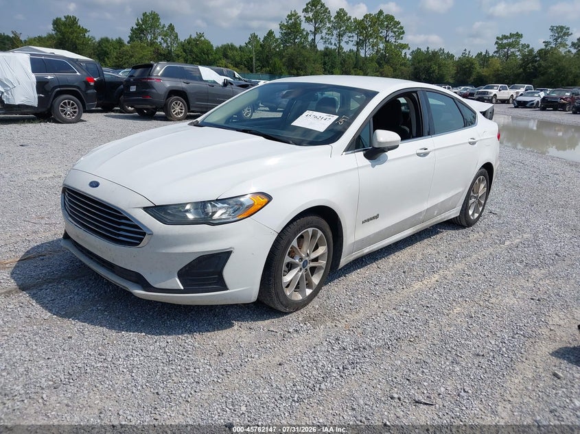 Vin: 3fa6p0lu5kr261833, lot: 46260896, ford fusion hybrid se 20192
