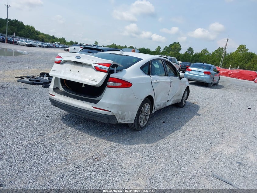 Vin: 3fa6p0lu5kr261833, lot: 46260896, ford fusion hybrid se 20194