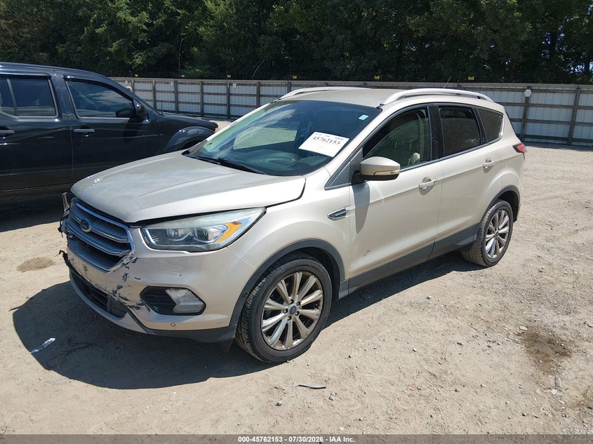 Vin: 1fmcu0jd3huc89815, lot: 46260902, ford escape titanium 20172