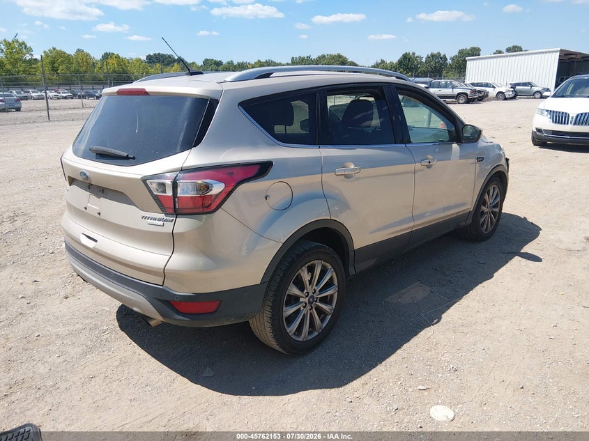 Vin: 1fmcu0jd3huc89815, lot: 46260902, ford escape titanium 20174