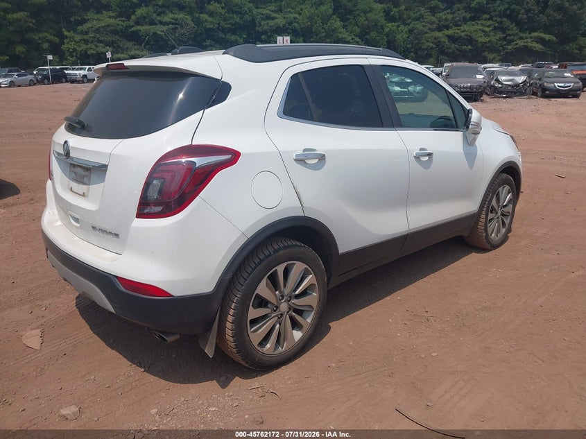 Vin: kl4cjasb0kb877135, lot: 46260921, buick encore fwd preferred 20194