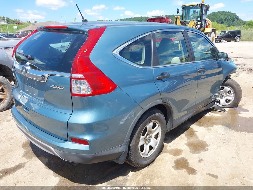 Vin: 5j6rm4h30fl083769, lot: 46260945, honda cr-v lx 20154