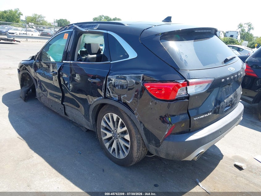 Vin: 1fmcu0dz5lub22601, lot: 46260958, ford escape titanium hybrid 20203