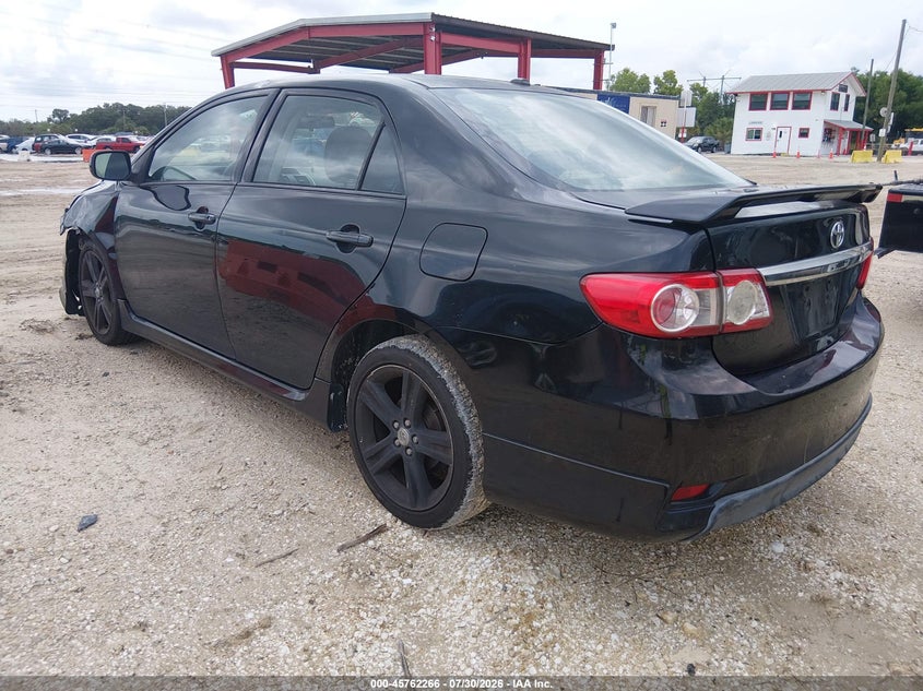 Vin: 2t1bu4ee4dc127810, lot: 46261015, toyota corolla s 20133