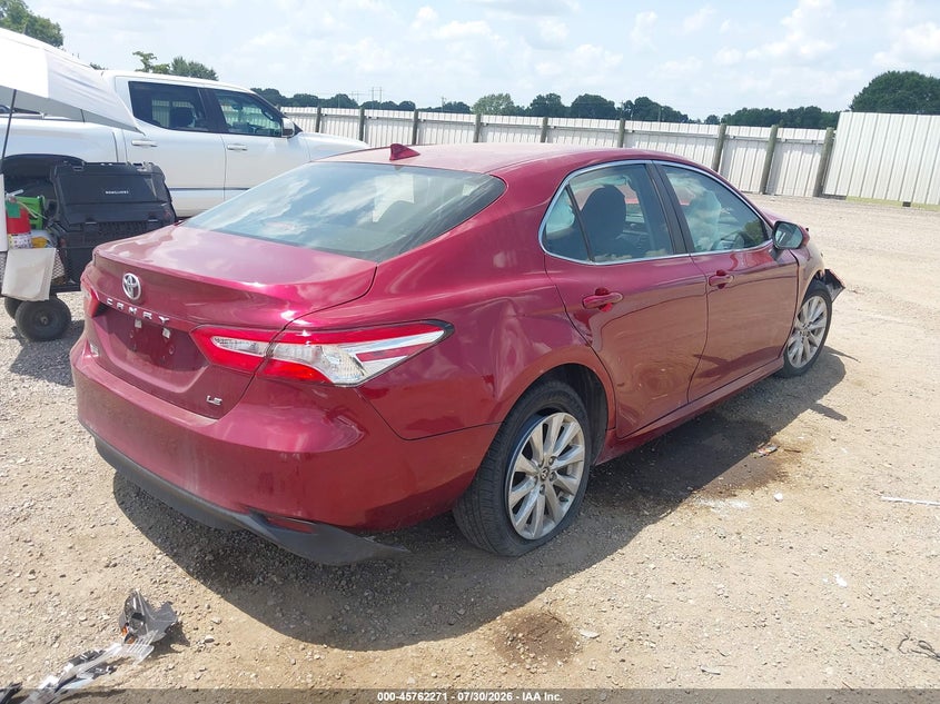 Vin: 4t1c11ak8lu507639, lot: 46261020, toyota camry le 20204