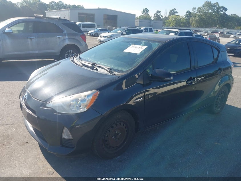 Vin: jtdkdtb3xd1537691, lot: 46261023, toyota prius c one 20132
