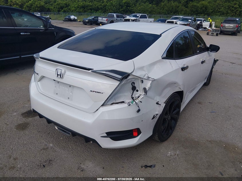 Vin: 19xfc2f88ke047152, lot: 46261031, honda civic sport 20194