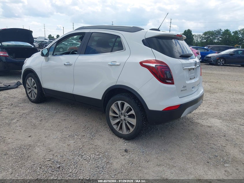 Vin: kl4cjasb5hb140926, lot: 46261050, buick encore preferred 20173