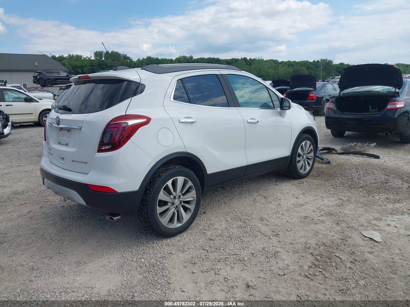 Vin: kl4cjasb5hb140926, lot: 46261050, buick encore preferred 20174