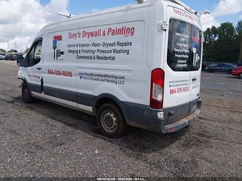 Vin: 1ftne2cm3fka93207, lot: 46261056, ford transit-150 20153
