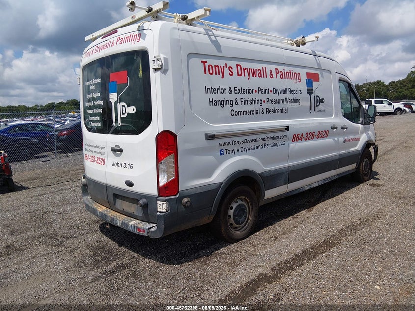 Vin: 1ftne2cm3fka93207, lot: 46261056, ford transit-150 20154