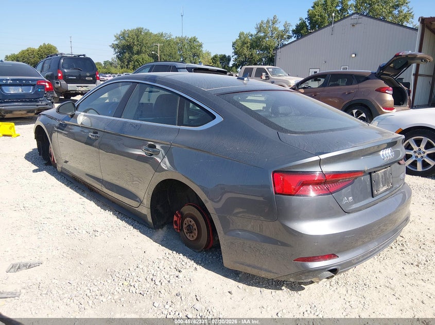 Vin: wauencf59ja003614, lot: 46261080, audi a5 2.0t premium 20183