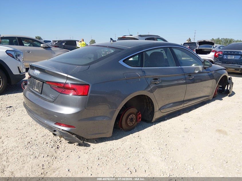 Vin: wauencf59ja003614, lot: 46261080, audi a5 2.0t premium 20184