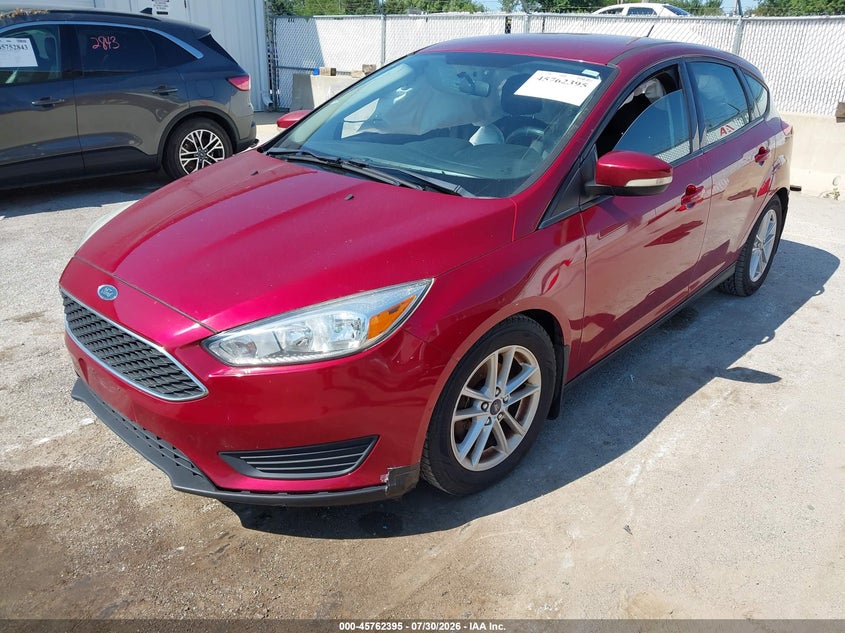 Vin: 1fadp3k28gl274882, lot: 46261144, ford focus se 20162