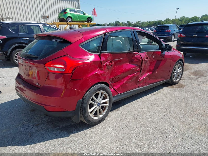 Vin: 1fadp3k28gl274882, lot: 46261144, ford focus se 20164