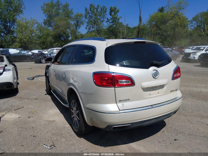 Vin: 5gakvbkd8ej365423, lot: 46261203, buick enclave leather 20143