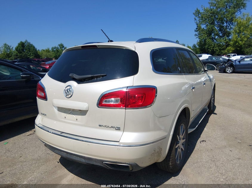 Vin: 5gakvbkd8ej365423, lot: 46261203, buick enclave leather 20144