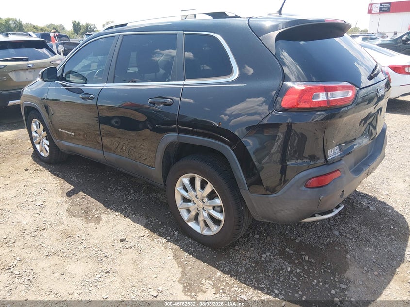 Vin: 1c4pjldb6fw671672, lot: 46261280, jeep cherokee limited 20153